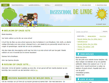 Tablet Screenshot of basisschooldelinde.be
